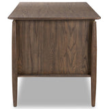 Markia Executive Desk, Aged Oak-High Fashion Home