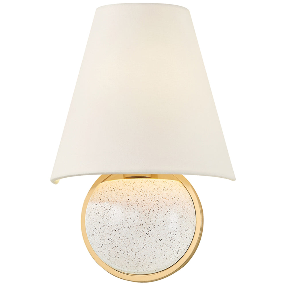 Marlena Wall Sconce, Aged Brass