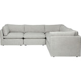 Marlon 5 Piece Sectional, Nathan Cloud