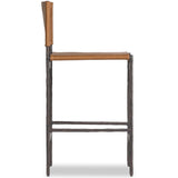Marlon Leather Bar & Counter Stool, Sonoma Butterscotch by Four Hands
