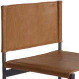 Marlon Leather Bar & Counter Stool, Sonoma Butterscotch by Four Hands