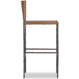 Marlon Leather Bar & Counter Stool, Sonoma Butterscotch by Four Hands
