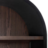 Marlow Bookcase, Black-Furniture - Storage-High Fashion Home