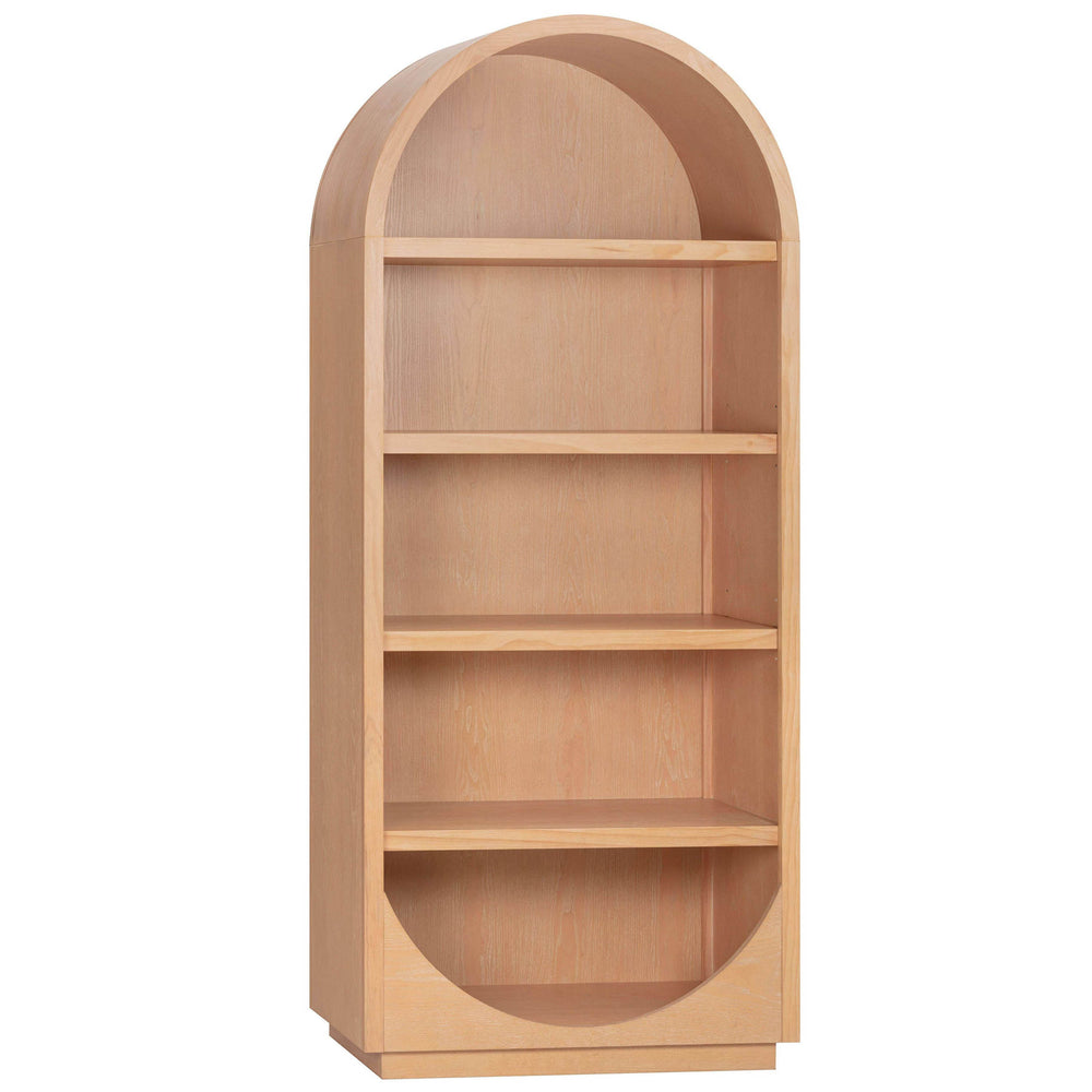 Marlow Bookcase, Natural-Furniture - Storage-High Fashion Home