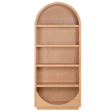 Marlow Bookcase, Natural-Furniture - Storage-High Fashion Home