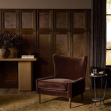 Marlow Wing Chair, Monte Chocolate by Four Hands
