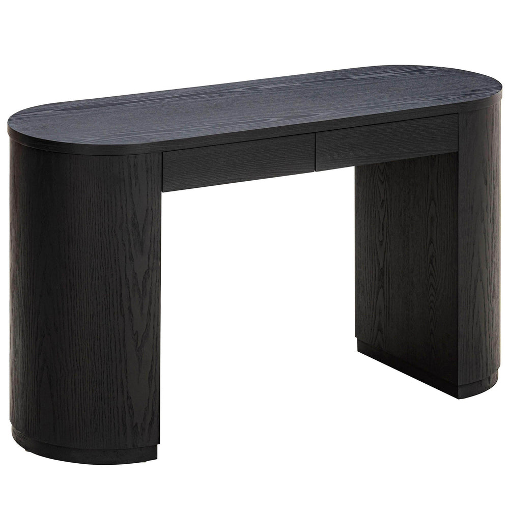 Marlow Writing Desk, Black-Furniture - Office-High Fashion Home
