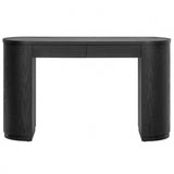 Marlow Writing Desk, Black-Furniture - Office-High Fashion Home