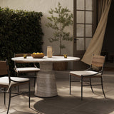 Marsh 55" Outdoor Dining Table, Sandy Grey by Amber Lewis x Four Hands-Furniture - Outdoor-High Fashion Home