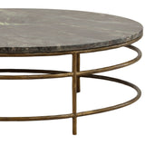 Marston Coffee Table, Brown-Furniture - Accent Tables-High Fashion Home
