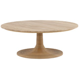 Martine Coffee Table, Natural-Furniture - Accent Tables-High Fashion Home