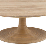 Martine Coffee Table, Natural-Furniture - Accent Tables-High Fashion Home