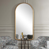 Marvell Arch Mirror, Antique Gold