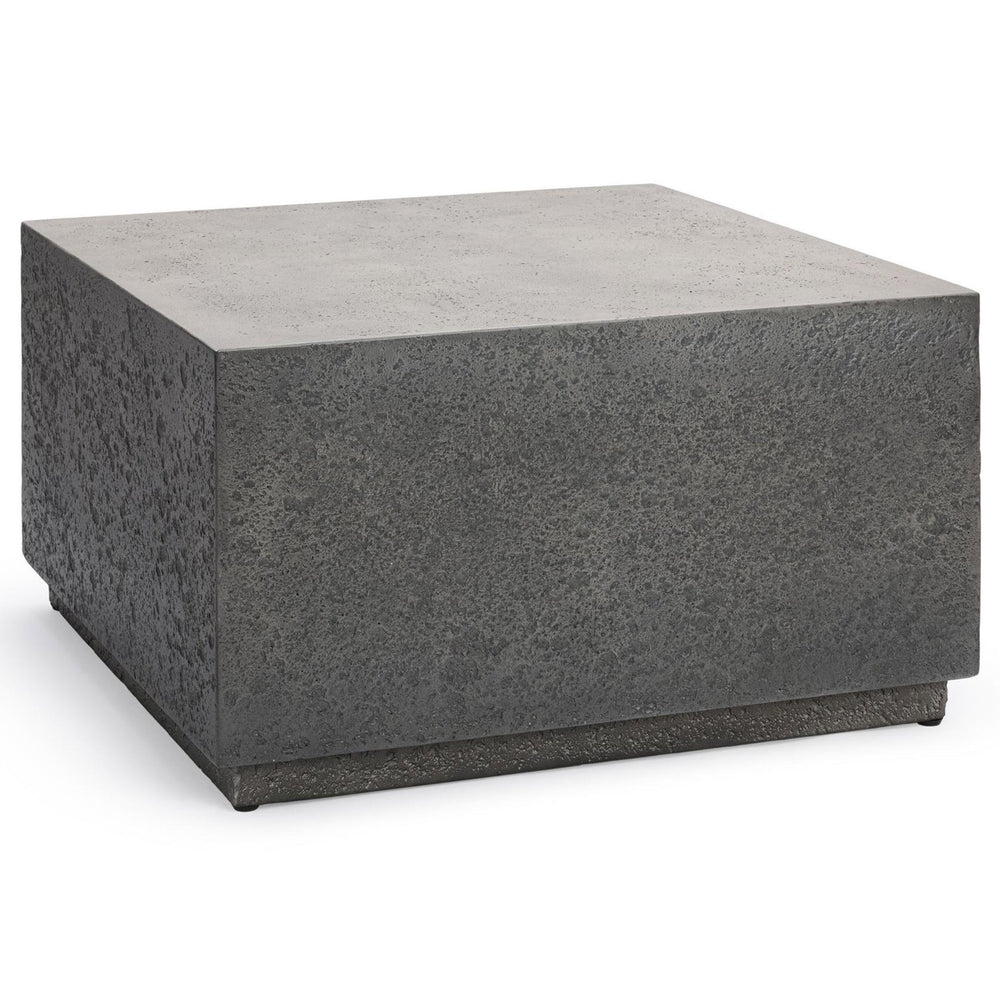 Marwin Outdoor Square Coffee Table, Dark Gray-Furniture - Outdoor-High Fashion Home