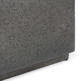 Marwin Outdoor Square Coffee Table, Dark Gray-Furniture - Outdoor-High Fashion Home