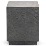 Marwin Outdoor Square End Table, Dark Gray-Furniture - Outdoor-High Fashion Home