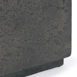 Marwin Outdoor Square End Table, Dark Gray-Furniture - Outdoor-High Fashion Home