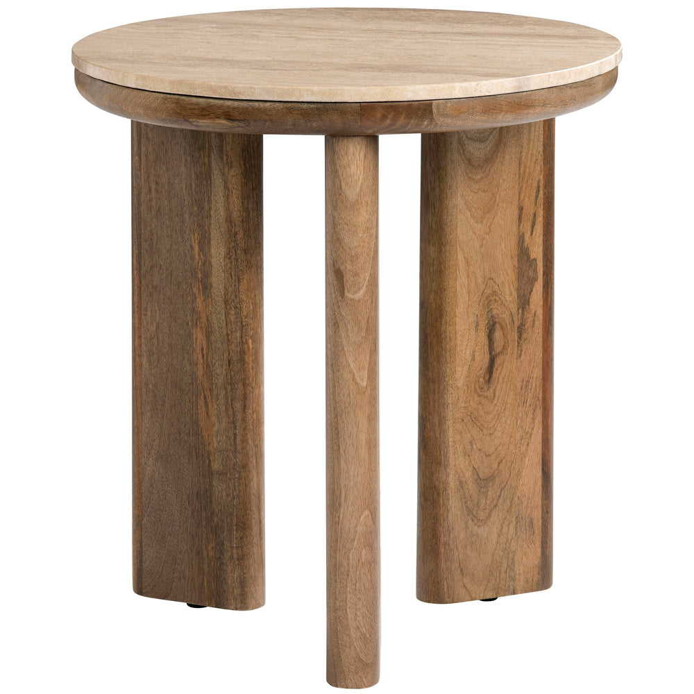 Mason End Table, Natural-Furniture - Accent Tables-High Fashion Home