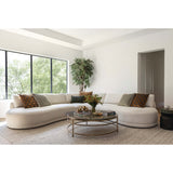 Mason 3 Piece Sectional, Lila Linen