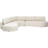 Mason 3 Piece Sectional, Lila Linen-Furniture - Sofas-High Fashion Home