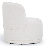 Massa Swivel Accent Chair, Beige-Furniture - Chairs-High Fashion Home