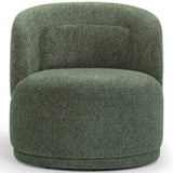 Massa Swivel Accent Chair, Green-Furniture - Chairs-High Fashion Home