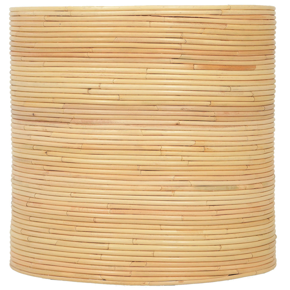 Matea Rattan Arch Side Table, Natural