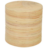 Matea Rattan Arch Side Table, Natural