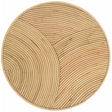 Matea Rattan Arch Side Table, Natural