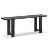 Matei Console Table, Smoked Black by Four Hands-Furniture - Accent Tables-High Fashion Home