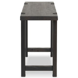 Matei Console Table, Smoked Black by Four Hands-Furniture - Accent Tables-High Fashion Home