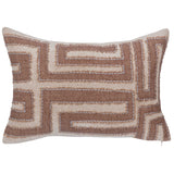 Mateo Lumbar Pillow, Sepia Brown/Natural-Accessories-High Fashion Home