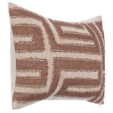 Mateo Lumbar Pillow, Sepia Brown/Natural-Accessories-High Fashion Home