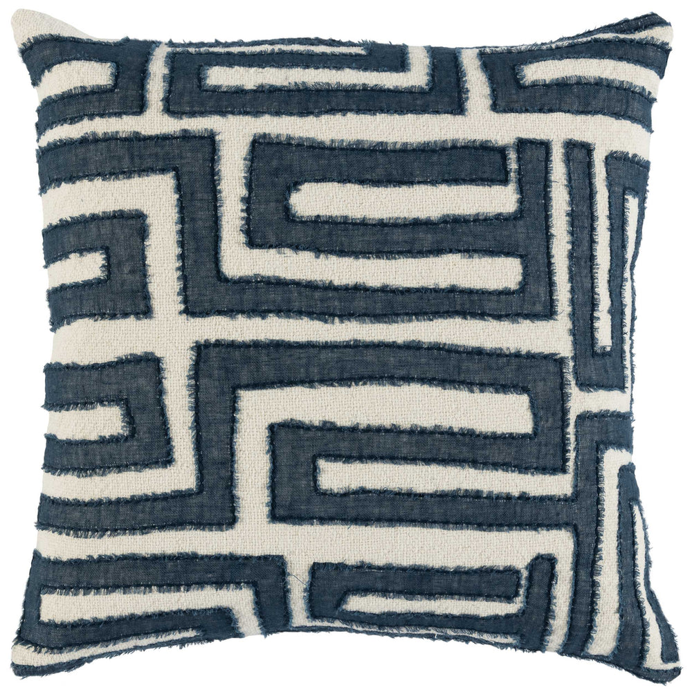 Mateo Pillow, Azul Blue-Accessories-High Fashion Home