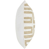 Mateo Pillow, Metallic Gold/Ivory