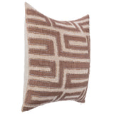 Mateo Pillow, Sepia Brown/Natural-Accessories-High Fashion Home