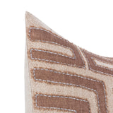 Mateo Pillow, Sepia Brown/Natural-Accessories-High Fashion Home
