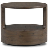 Matheus End Table, Grey Reclaimed by Four Hands
