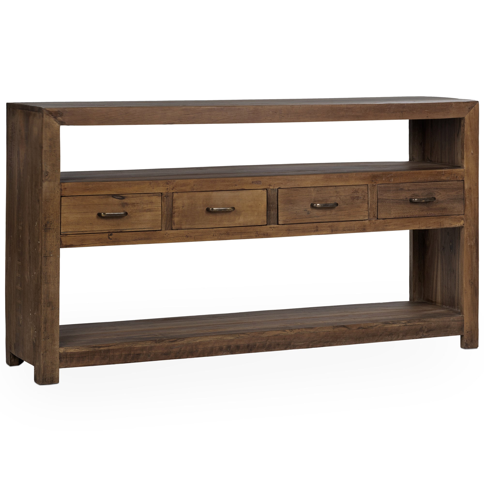 Matt Comai Mattai 4 Drawer Console, Natural – High Fashion Home