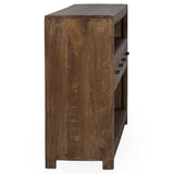Mattai 4 Drawer Console, Natural-Furniture - Storage-High Fashion Home