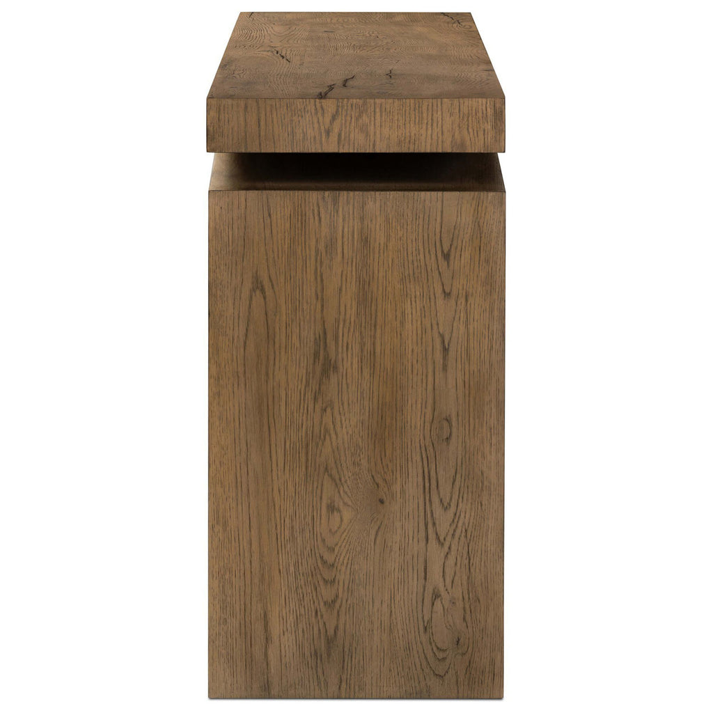 Matthes Console Table, Rustic Grey by Four Hands – High Fashion Home