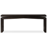 Matthes Console Table, Smoked Black