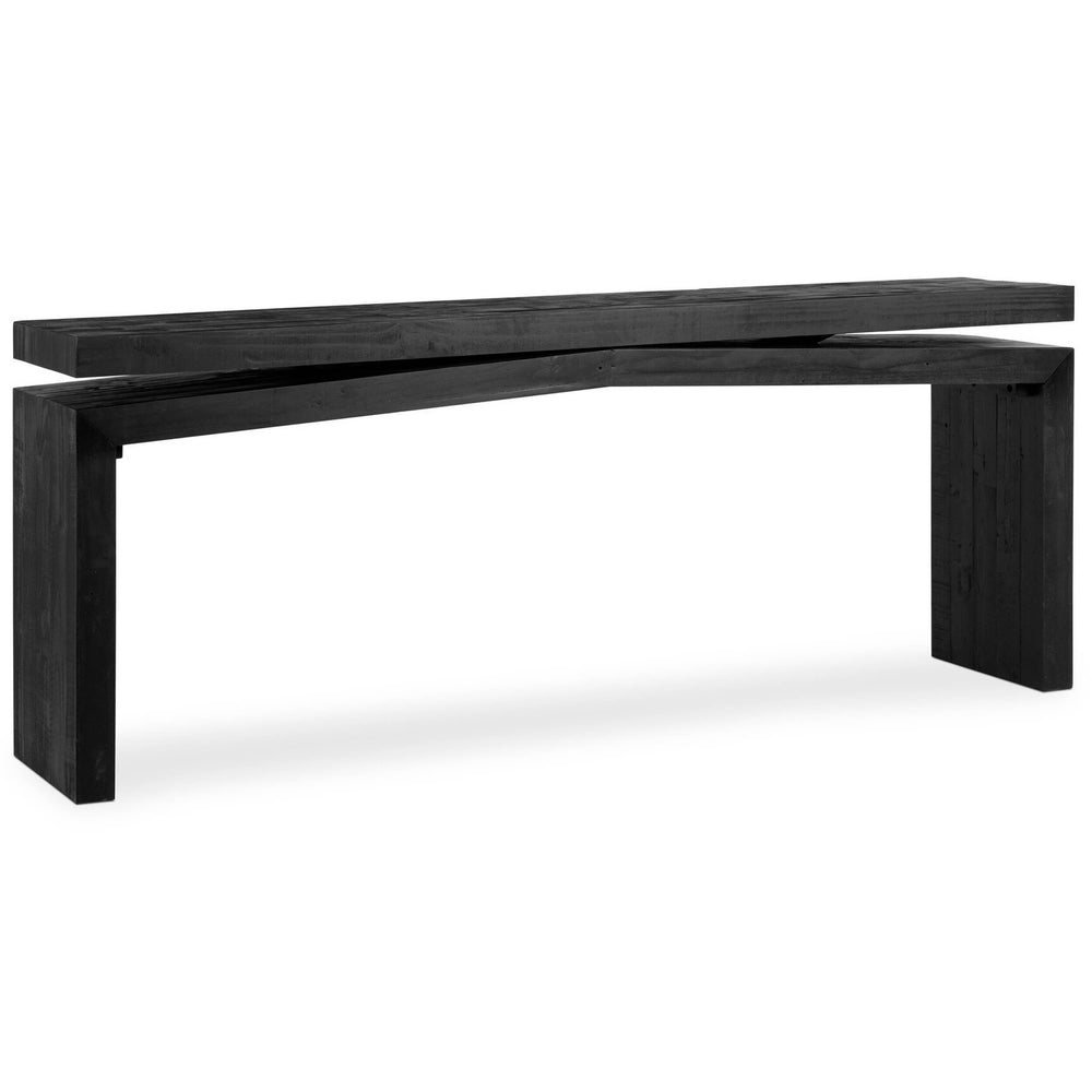 Matthes Large Console, Aged Black