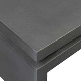 Matthes Outdoor Rectangular Coffee Table, Charcoal by Four Hands-Furniture - Accent Tables-High Fashion Home