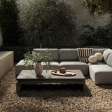 Matthes Outdoor Rectangular Coffee Table, Charcoal by Four Hands-Furniture - Accent Tables-High Fashion Home
