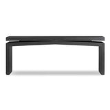 Matthes Outdoor Console Table, Charcoal by Four Hands-Furniture - Accent Tables-High Fashion Home