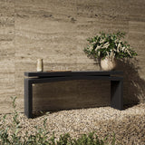 Matthes Outdoor Console Table, Charcoal by Four Hands-Furniture - Accent Tables-High Fashion Home