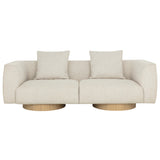 Mattis Sofa, Oatmeal-Furniture - Sofas-High Fashion Home