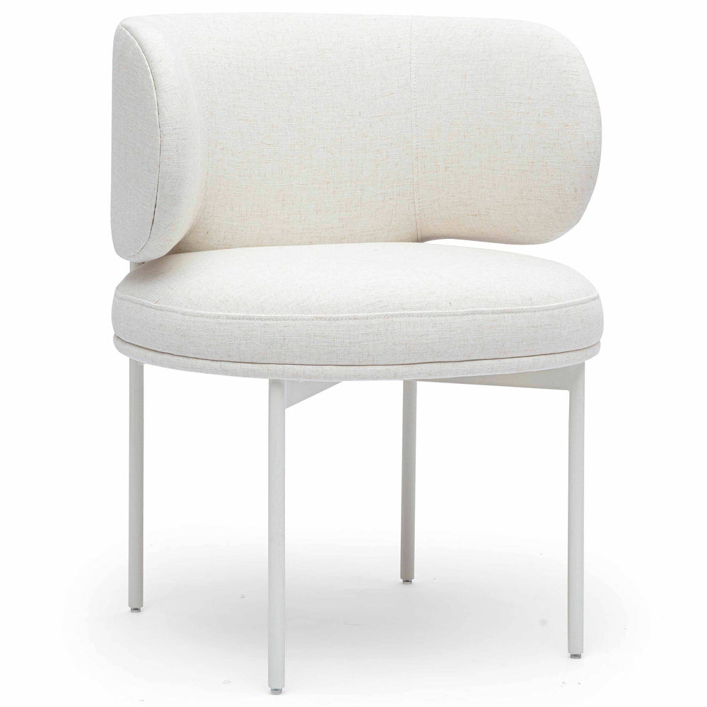 Maureen Dining Chair, Cream, Set of 2-Furniture - Chairs-High Fashion Home