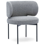 Maureen Dining Chair, Speckled Grey-Furniture - Dining-High Fashion Home